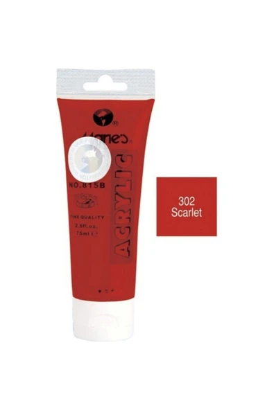 Maries Akrilik Boya 75 Ml Scarlet 815-302 Mrmar0145 (1 Adet) ürün görseli 1