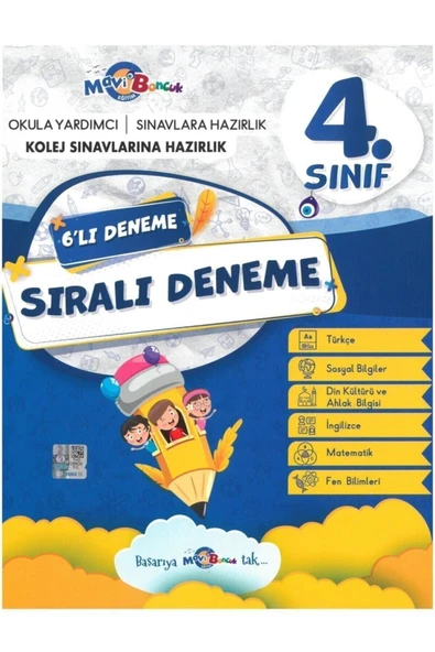 Mavi Boncuk Evrensel Iletişim 4.sınıf Sarmal 6lı Deneme - 1