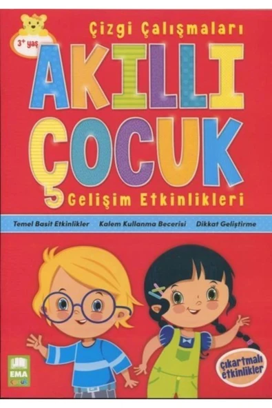 Ema Çocuk Akıllı Çocuk Çizgi Çalışmaları Gelişim Etkinlikleri (3+ Yaş) ürün görseli 1