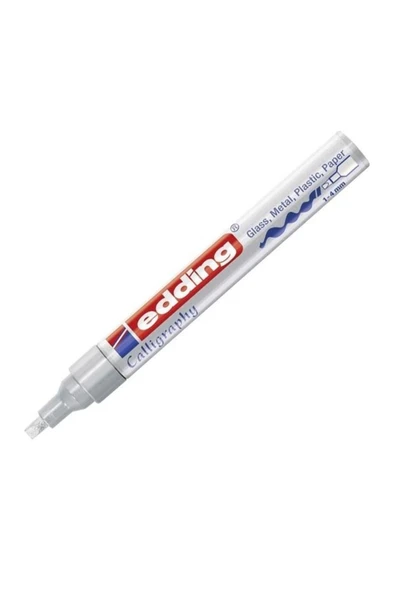 Edding 755 Kaligrafi Kalemi 1-4mm - Gümüş - 1