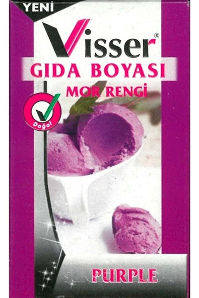 Visser Mor Toz Gıda Boyası Net 9 Gr. G.b ürün görseli 1