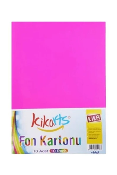 Kika Fon Kartonu 25*35 10 Lu Karışık Renk 1 Paket - Resim 2