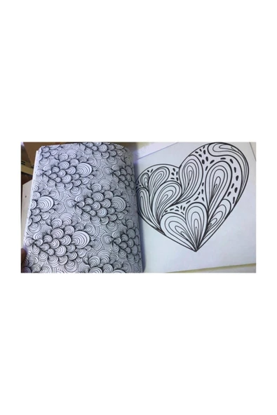ONE SPRAY TATTOO Büyükler Için Boyama Kitabı 4 Kitap 4 Kutu Boya Seti M.s - 7