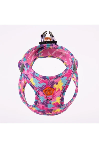Pawstar Rosea Camouflage Air-mesh Kedi Köpek Göğüs Tasması - 2