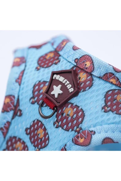 Pawstar Bears Air-mesh Göğüs Tasması Kedi Köpek Göğüs Tasması - Resim 4
