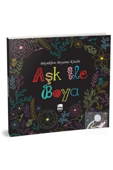 Nesil Yayınları Aşk ile Boya - Büyüklere Boyama Kitabı - 1