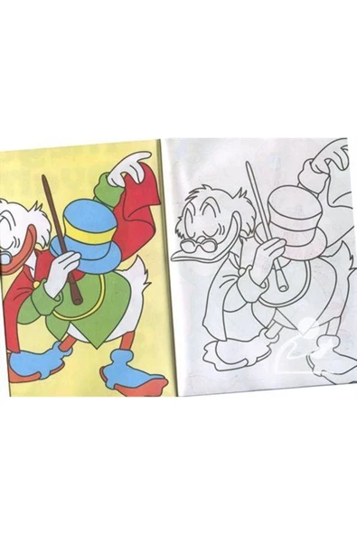 Ema Çocuk Mega Boyama (Renkli Örnekli, Örneksiz, Çizgi Çalışması) - Resim 2