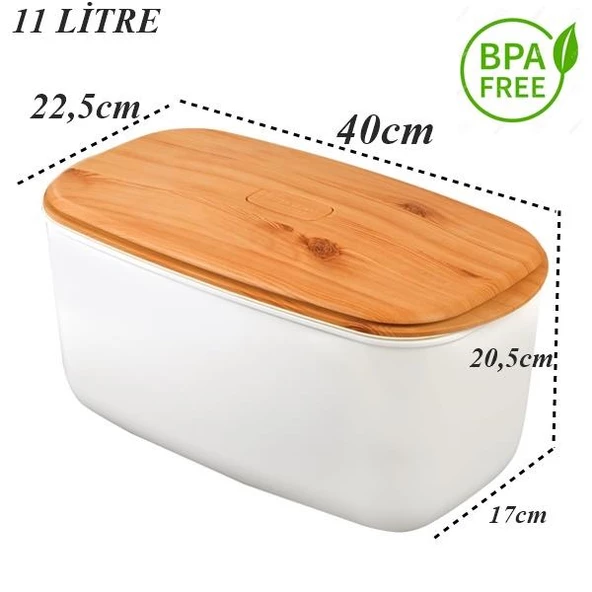 Geseus Moonstar Trend Ekmeklik Bambu Desenli-11 Litre-TBR-747B - 3