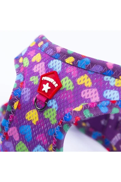 Pawstar Hearts Air-mesh Kedi Köpek Göğüs Tasması - Resim 4