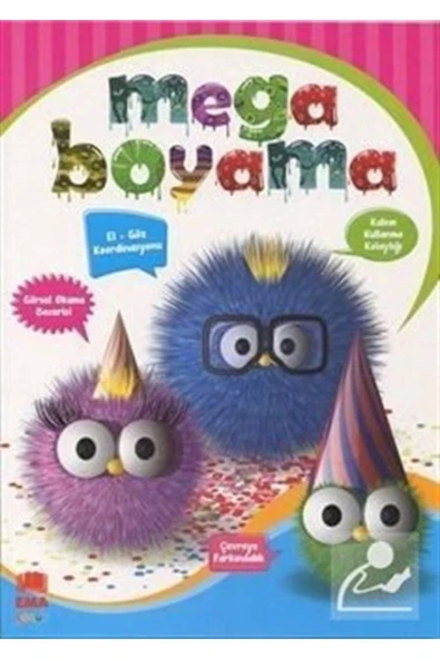 Ema Çocuk Mega Boyama (Renkli Örnekli, Örneksiz, Çizgi Çalışması) ürün görseli 1