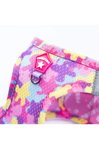 Pawstar Rosea Camouflage Air-mesh Kedi Köpek Göğüs Tasması - 4