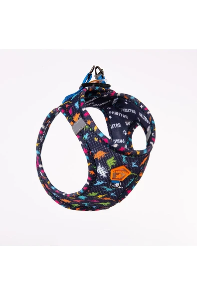 Pawstar Dino Air-mesh Göğüs Tasması Kedi Köpek Göğüs Tasması - 1