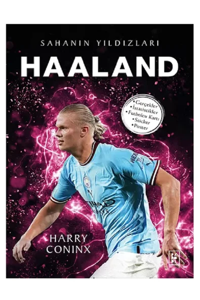 Parodi Yayınları Sahanın Yıldızları / HAALAND ( BÜYÜK Poster Sticker Futbolcu Kartları HEDİYE ) 128 SAYFA - 1