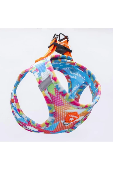 Pawstar Mosaic Air-mesh Göğüs Tasması Kedi Köpek Göğüs Tasması - Resim 2