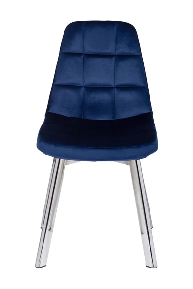 MARKAELZ YONCA SANDALYE; SALON, MUTFAK SANDALYESİ NİKELAJ AYAK - 3