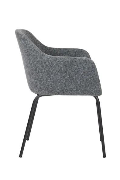 MARKAELZ TOLİNA TOPLANTI SANDALYESİ VE BEKLEME KOLTUĞU SİYAH AYAK ( KETEN KUMAŞ) - 3