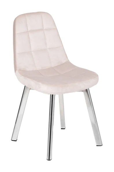 MARKAELZ YONCA SANDALYE; SALON, MUTFAK SANDALYESİ NİKELAJ AYAK