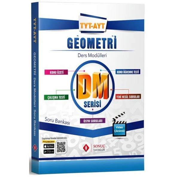 Yks Tyt Ayt Geometri Ders Modülleri Dm Serisi ürün görseli 1