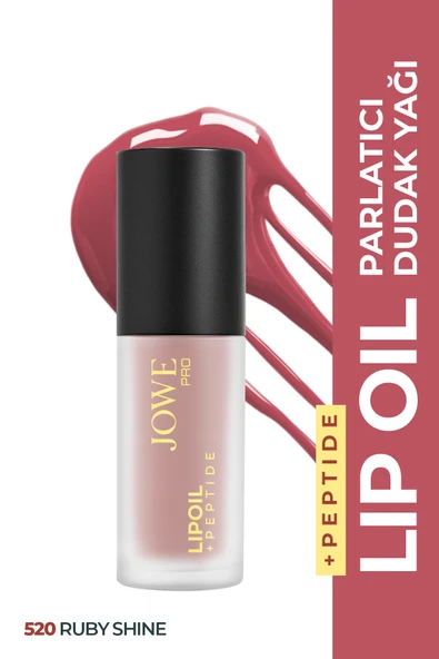 Peptide İçerikli Bakım Yapan Lip Oil - 520 Ruby Shine - 1