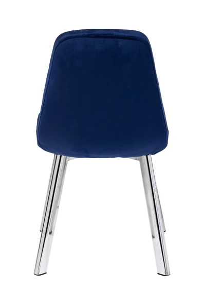 MARKAELZ YONCA SANDALYE; SALON, MUTFAK SANDALYESİ NİKELAJ AYAK - 4