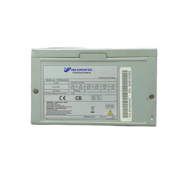 FSP 500 WATT POWER SUPPLY 12 CM FANLI GÜÇ KAYNAĞI (2 EL YENİLENMİŞ ÜRÜN) - Resim 3