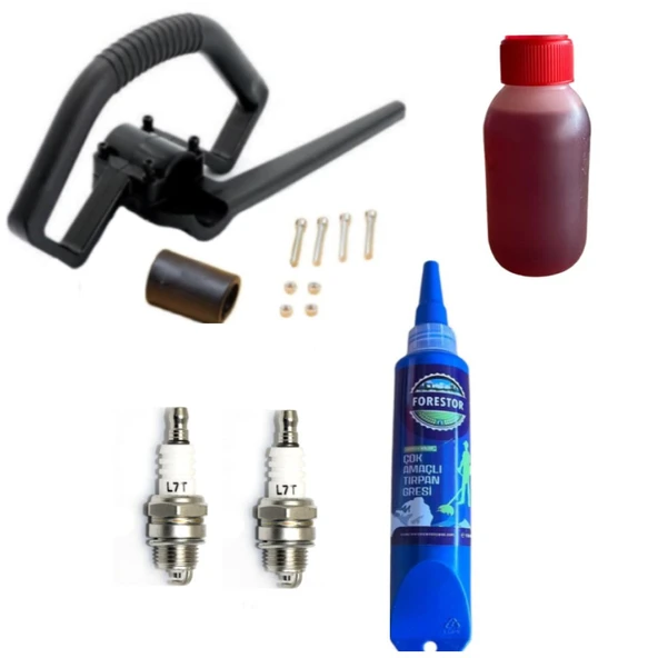 Kmtmak Motorlu Tırpan Pilot Tutma Kolu Buji 2T Yağ Gress ürün görseli