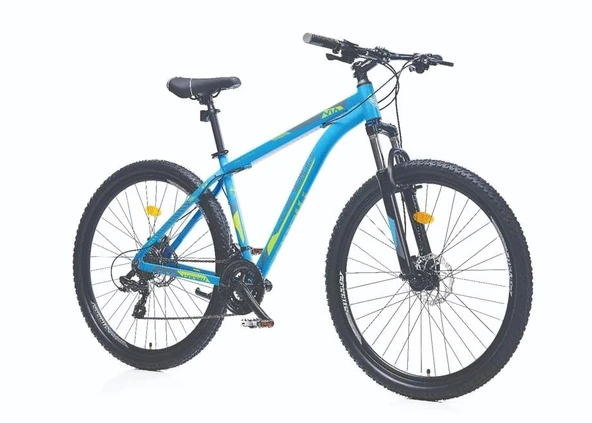 CORELLİ VIA 2.1 ERKEK DAĞ BİSİKLETİ 460H MD 27.5 JANT 21 VİTES MAVİ YEŞİL GRİ ürün görseli