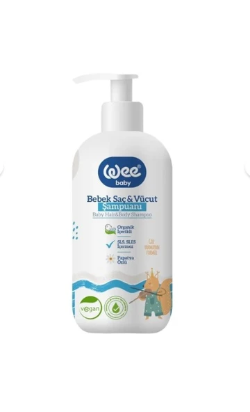 Wee Baby Bebek Saç ve Vücut Şampuanı 500 ml - 1