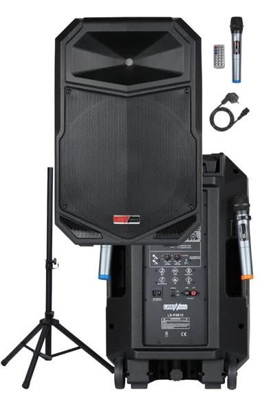 Lastvoice LS-P2915 Portatif Taşınabilir Mikrofonlu Şarjlı Ses Sistemi Hoparlör 15 İNÇ 850 WATT ürün görseli