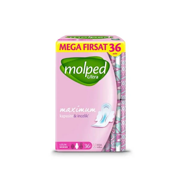 Molped Anatomik Hijyenik Ped Mega Fırsat Paketi 36 lı Uzun - 1