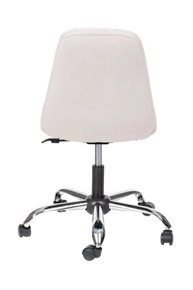 MARKAELZ YONCA OFİS, ÇOCUK ODASI ÇALIŞMA SANDALYESİ, KROM METAL AYAK (AYARLANILABİLİR) - 4