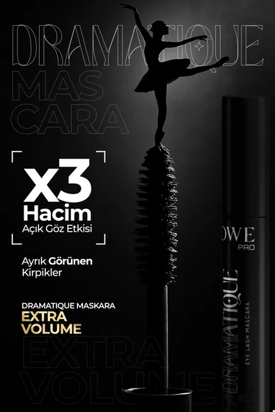 Kıvrım ve Hacim Veren, Kusursuz Ayıran Dramatique Volume Mascara - Siyah - 2