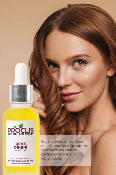 PROCLİS Deve Dikeni Yağı %100 Doğal Bitkisel Sabit Yağ, Milk Thistle Oil, Silybum Marianum 30 ml - 2