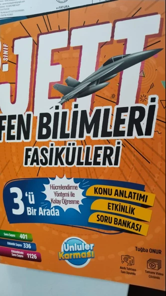 8. Sınıf Fen Bilimleri Fasikülleri Jett ürün görseli 1