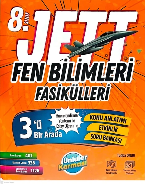 8. Sınıf Fen Bilimleri Fasikülleri Jett - Resim 2