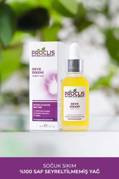 PROCLİS Deve Dikeni Yağı %100 Doğal Bitkisel Sabit Yağ, Milk Thistle Oil, Silybum Marianum 30 ml - 4