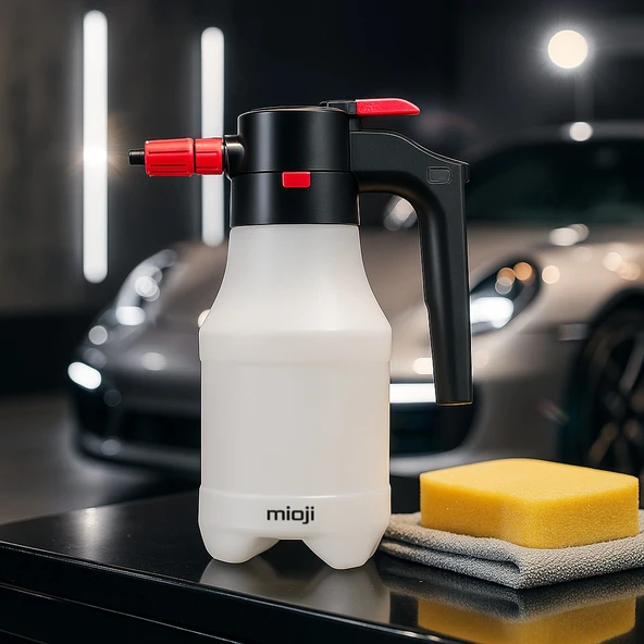 Mioji Mio SPR1 Otomatik 1.5L Yüksek Basınçlı Araç Yıkama Köpük Püskürtme Pompası - 1