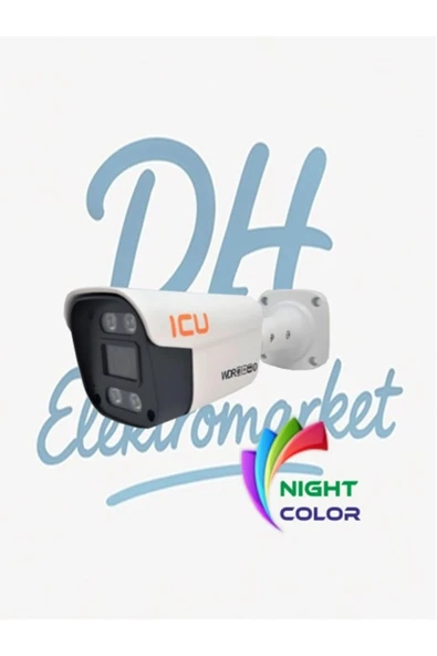 BEYLERBEYİ Beylerbeyi Icu 2404W4 HD5MP 3.6 5mp Warm LED Ahd Bullet Night Color Kamera
