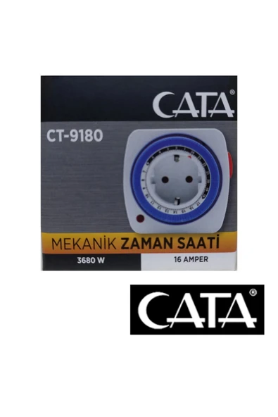 Cata Ct-9180 Zaman Ayarlı Priz Mekanik Ayarlanabilir