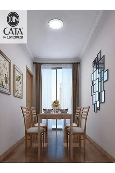 Cata Sıva Üstü Led Sensörlü Tavan Armatürü Ct-9247 Beyaz Işık - 3