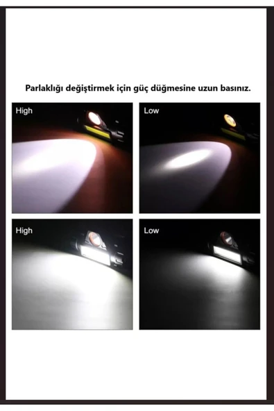 Cata Ct-9120 Şarjlı Mir Led Kafa Feneri Çift Fonksiyonlu - 8