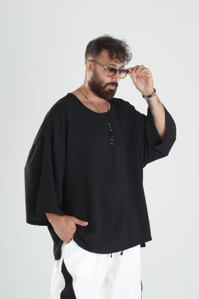 Aerobin Keten Oversize T-Shirt - 2