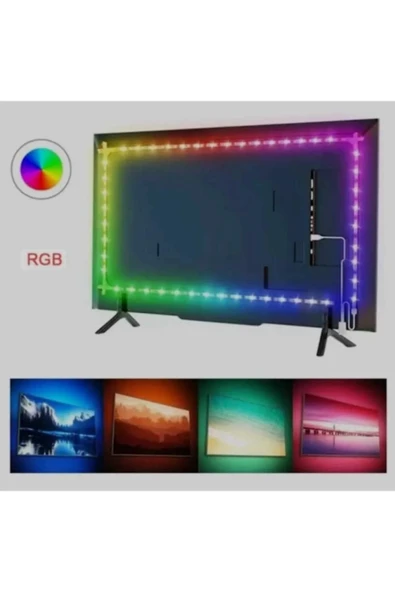 Cata V/PC Arkası USB'li Kumandalı 3 Metre RGB Şerid Led - 4