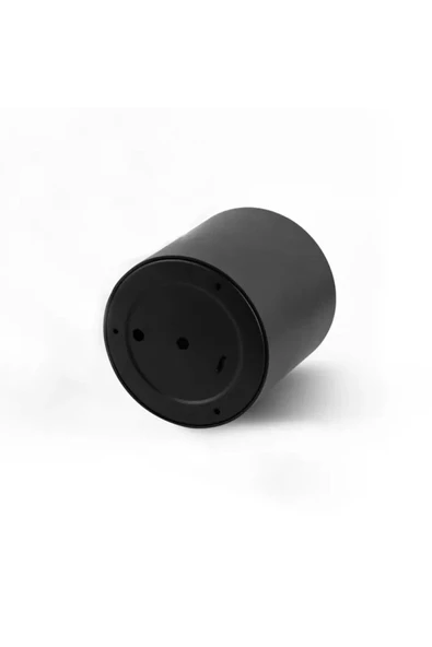 Cata Dekoratif Tekli Foça Spot Kasası - Siyah & Krom Kasa - Yuvarlak - Sıva Üstü - CT-5421SP - 4