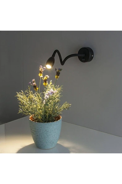 Cata 3 W Led Baykuş Okuma Lambası - Gün Işığı (3000K) - Siyah - CT-5232G - 4