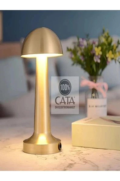 Cata Lizbon Antik Şarjlı Masa Lambası CT 8429 - 2