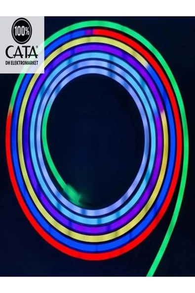 Cata 12V Neon Led Hortum (RGB) 5 METRE - 4