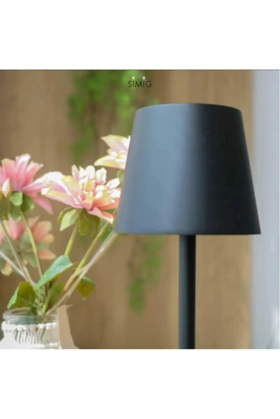 Cata CT-8437  İSTANBUL SİYAH RENK METAL ŞARJLI MASA LAMBASI - 6
