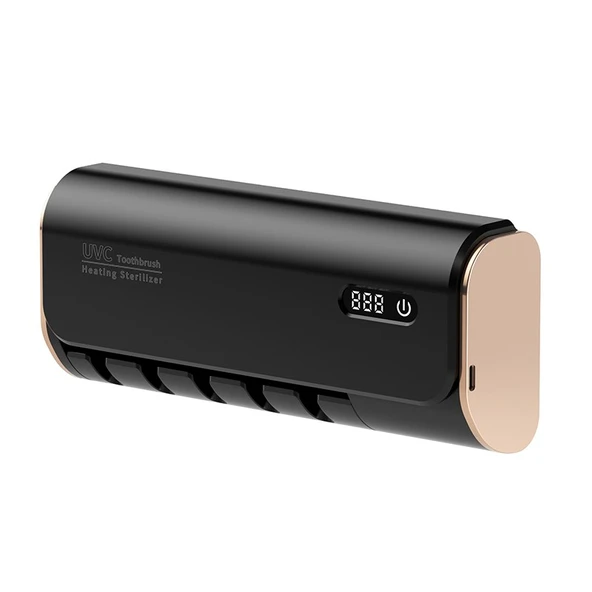 Mioji Mio UV5F Pro 2600mAh Şarj Edilebilir UV Sterilizatörü Diş Fırçası Tutucusu Siyah - 3