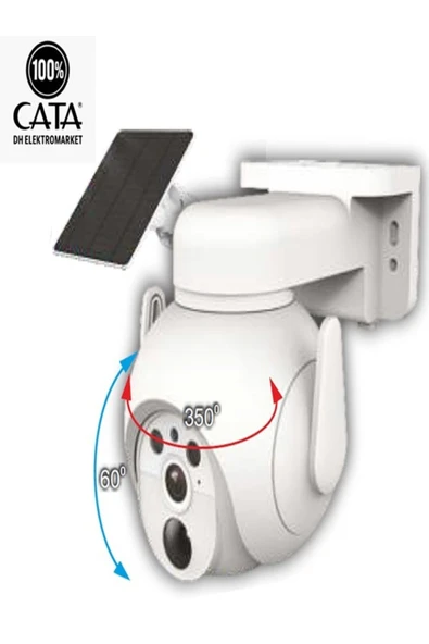 Cata CT 4052 Solar Dış Mekan Akıllı Kamera - 4